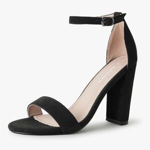 J. Adams Shirley Heels for Women - Ankle Strap High Heel Dressy Sandals size 8